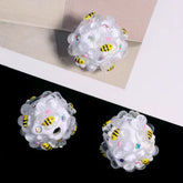 16mm Flower and Bees  Beads